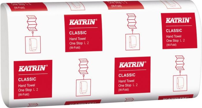Tørkepapir Katrin Classic One Stop L2 20,6x34cm 2-lag