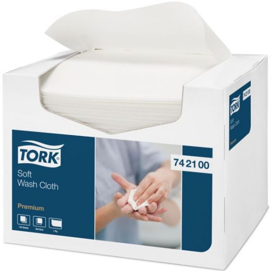 Klut Tork Premium myk engangs 19,2x30cm 1-lag