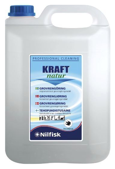 Rengjøringsmiddel Kraft Natur grovrengjøring, 5 Liter