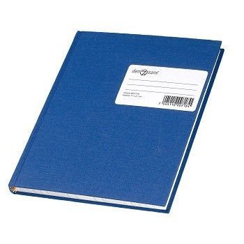 Protokoll 1/4 144 blad, linjer, Blå
