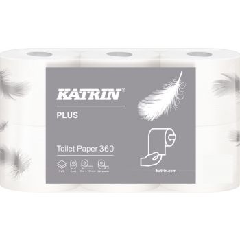 Toalettpapir Katrin Plus, 50 meter,  2-lag