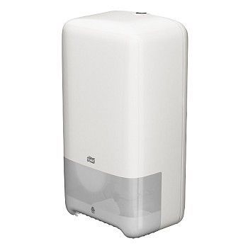Dispenser Tork T6 for Mid-Size toalettruller, hvit