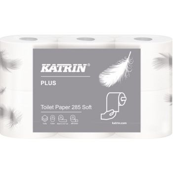 Toalettpapir - Katrin plus - 3-lag (42 rl)