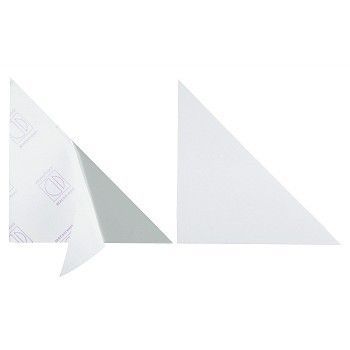 Hjørnelomme trekantet 17x17cm, selvklebende (8 stk)