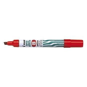 Merkepenn Rød, Pilot Super Color Marker, Strekbredde 2-4,5mm (12 stk)