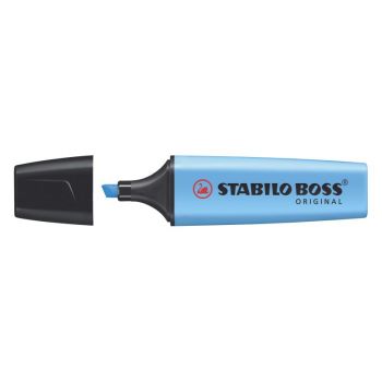 Markeringspenn Blå, Stabilo Boss, Strekbredde 2-5mm (10 stk)