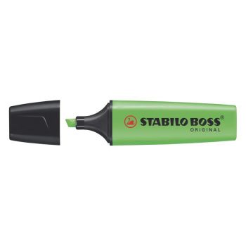 Markeringspenn Grønn, Stabilo Boss, Strekbredde 2-5mm (10 stk)