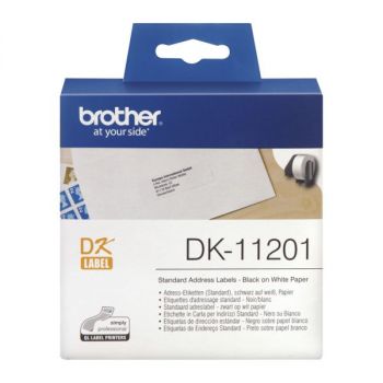Adresseetikett DK11201 90x29mm Brother