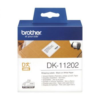 Forsendelsesetikett DK11202 100x62mm Brother