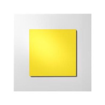 Glasstavle Mood, magnetbærende, 2000x1000mm, Happy (gul)