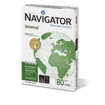 Kopipapir - A4 - 80g - Navigator Universal (5x500 ark)