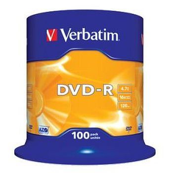 DVD-R Verbatim 4,7GB Matt Silver overflate