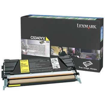 Toner Lexmark C5340YX Gul 7.000 sider