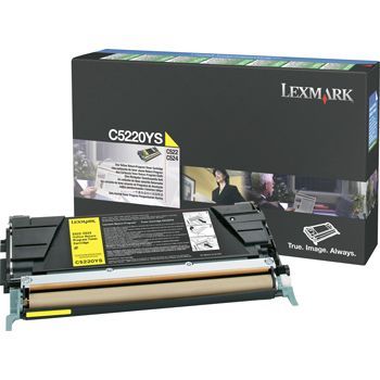Toner Lexmark C5220YS Gul 3.000 sider